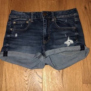 American Eagle Hi-Rise Super Stretch Jean Shorts